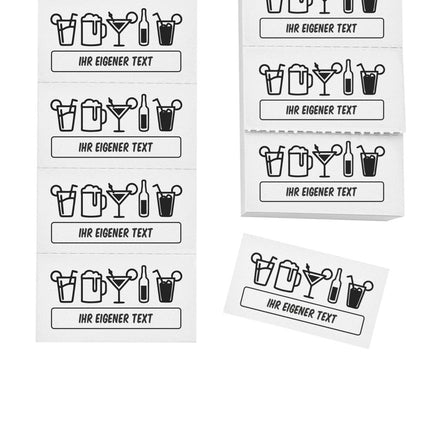 Wertmarken Block 'Essen' mit eigenem Text - 1000 Abrisse