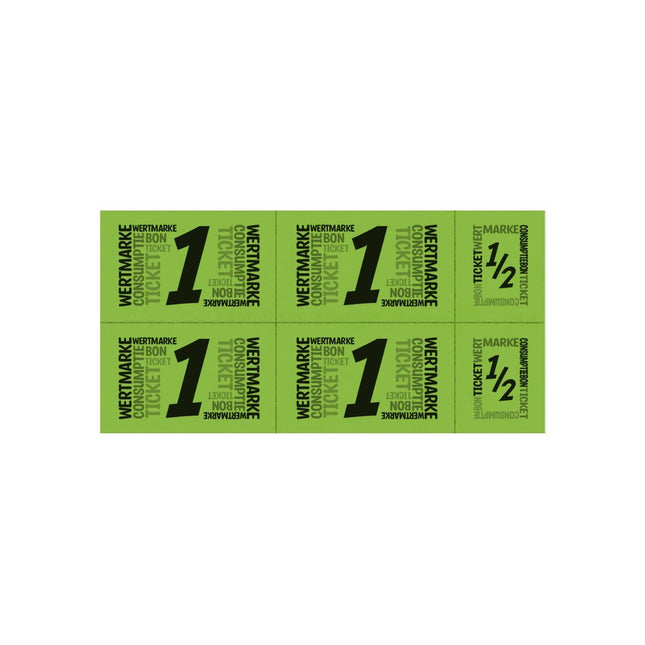 Wertmarken Karte mit 5 Wert-Einheiten - 50 Karten