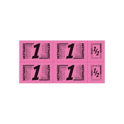 Wertmarken Karte mit 5 Wert-Einheiten - 50 Karten