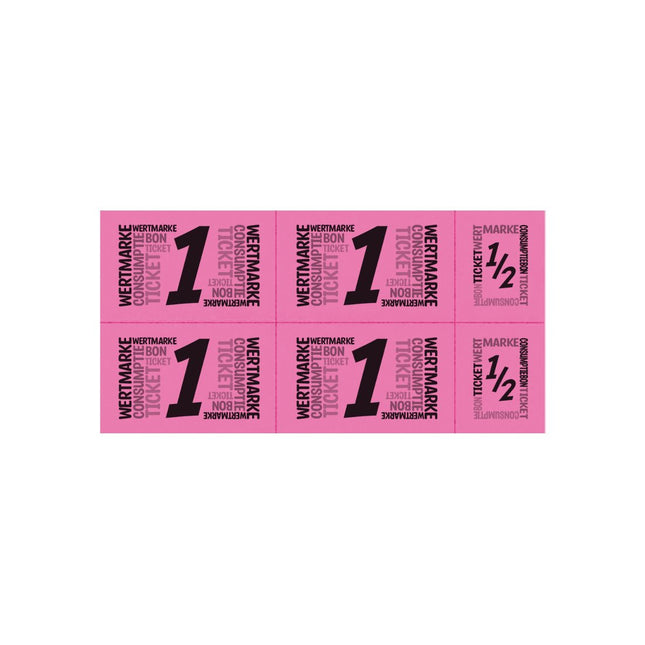 Wertmarken Karte mit 5 Wert-Einheiten - 50 Karten
