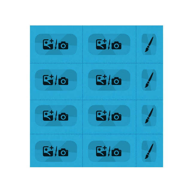 Wertmarken Karte selbst gestalten, 12 Abrisse - 200 Karten