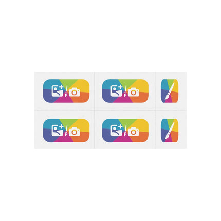 Wertmarken Karte selbst gestalten Full-Color, 6 Abrisse - 200 Karten