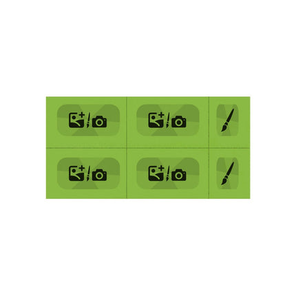 Wertmarken Karte selbst gestalten, 6 Abrisse - 200 Karten