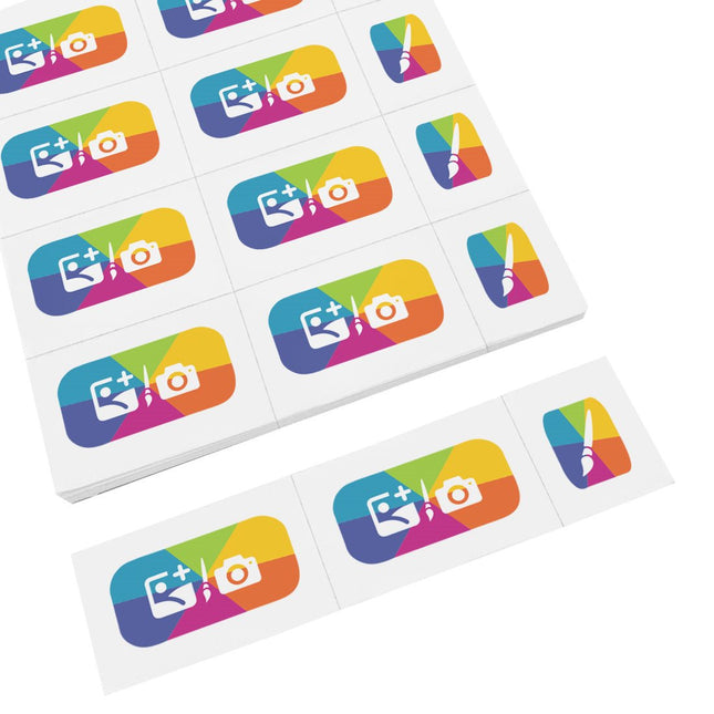 Wertmarken Karte selbst gestalten Full-Color, 12 Abrisse - 200 Karten