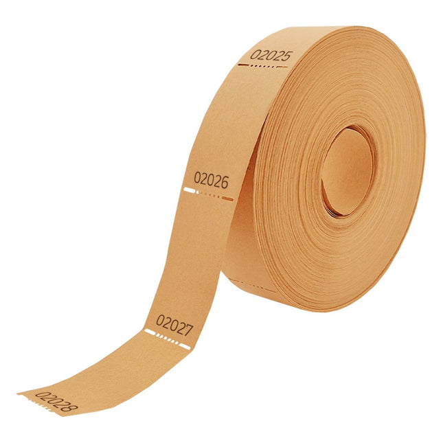 Wertmarken auf Rolle, nummeriert - 1000 Abrisse