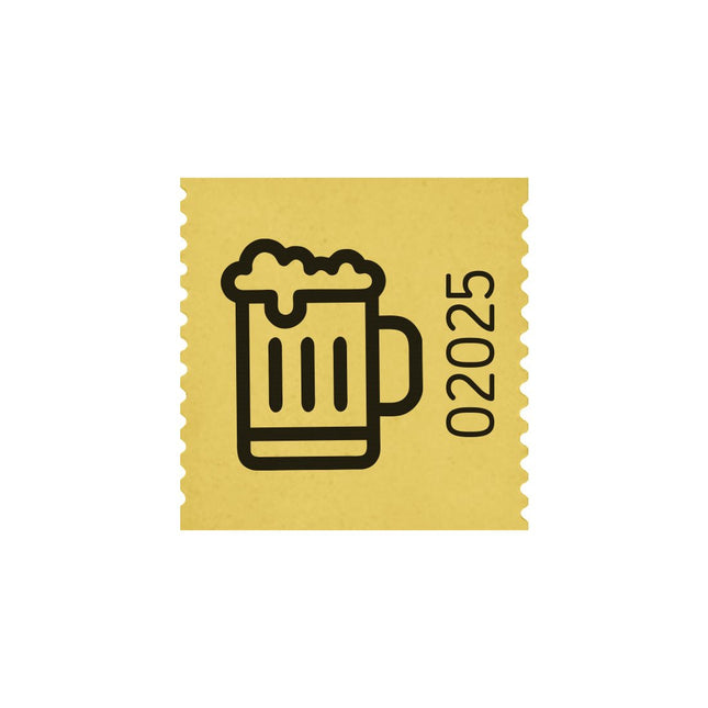Wertmarken Rolle Bierkrug - 500 Abrisse