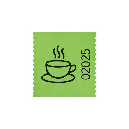 Wertmarken Rolle Kaffeetasse - 500 Abrisse