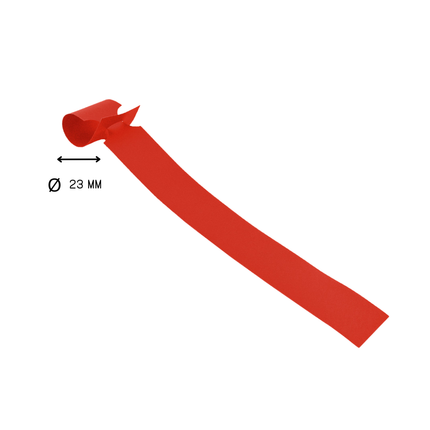 Schlaufenetiketten TT-Drucker 150µ, 160x17 mm, Rot - 4000 Stück