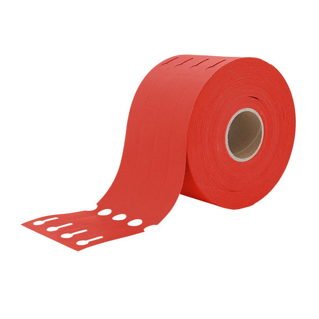 Schlaufenetiketten TT-Drucker 150µ, 160x17 mm, Rot - 4000 Stück