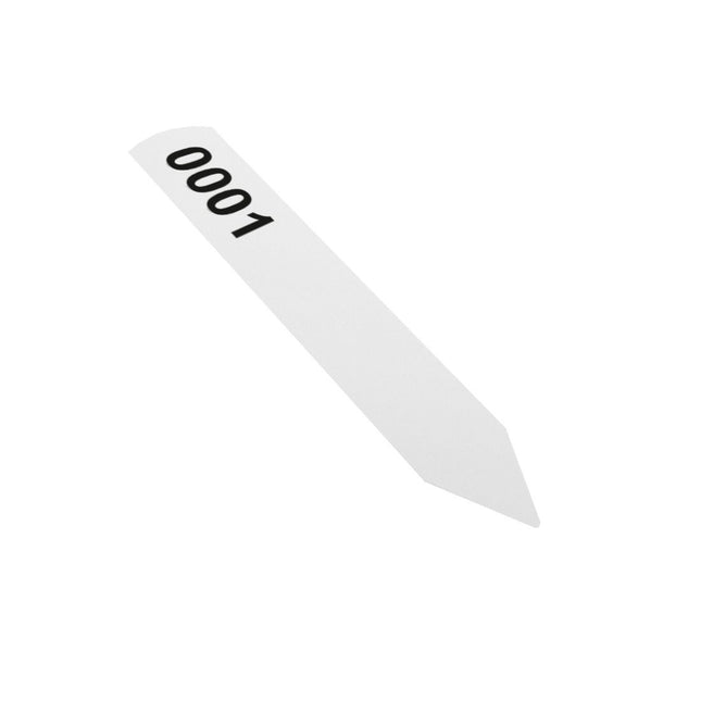 Stecketiketten eigene Nummerierung 20x120mm 200µ - 100 Stück