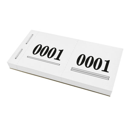 Garderobenummern Standard - 1000 Abrisse