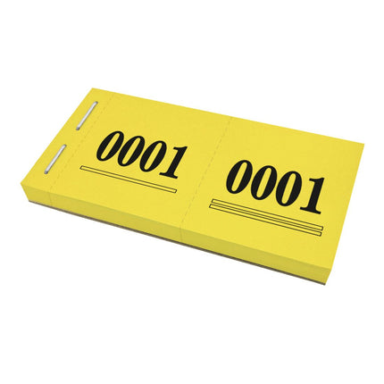 Garderobenummern Standard - 1000 Abrisse