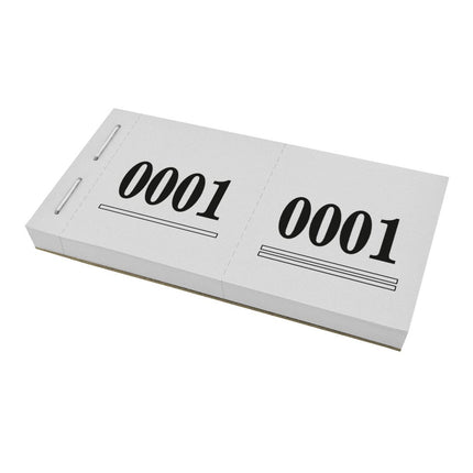 Garderobenummern Standard - 1000 Abrisse