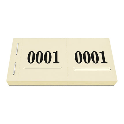 Garderobenummern Standard - 1000 Abrisse