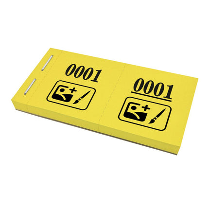 Garderobenummern eigenes Logo - 1000 Abrisse