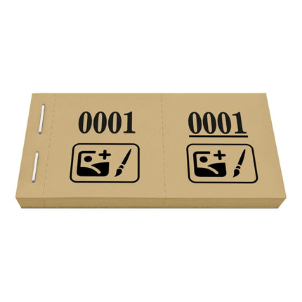 Losnummern eigenes Logo - 1000 Abrisse