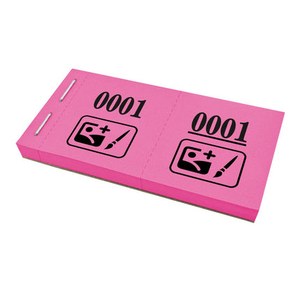 Garderobenummern eigenes Logo - 1000 Abrisse