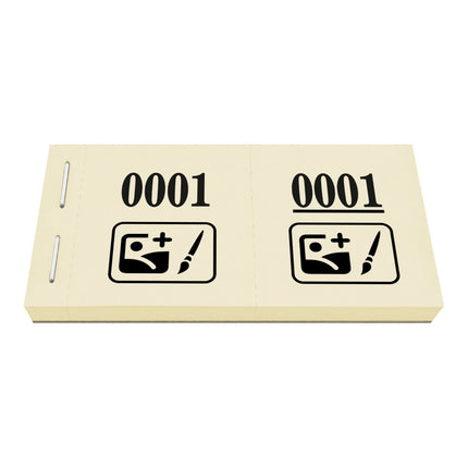 Losnummern eigenes Logo - 1000 Abrisse