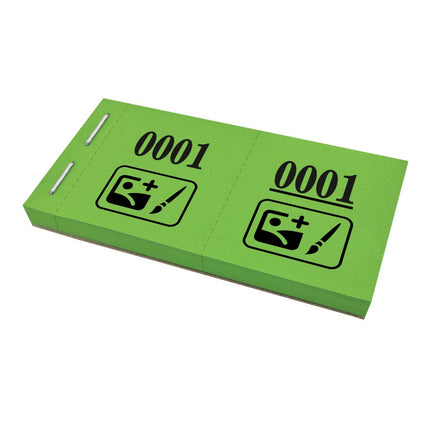 Garderobenummern eigenes Logo - 1000 Abrisse