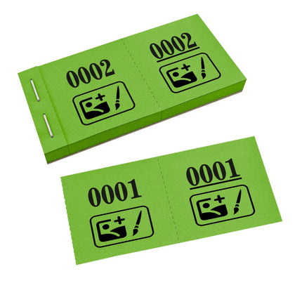 Losnummern eigenes Logo - 1000 Abrisse