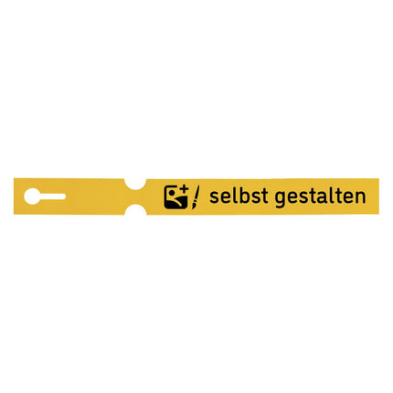 Schlaufenetikett selbst gestalten, 250x25 mm - 100 Stück