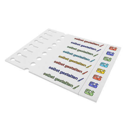 Schlaufenetiketten selbst gestalten mit Abreißstreifen 250x25 mm - 200 Stück