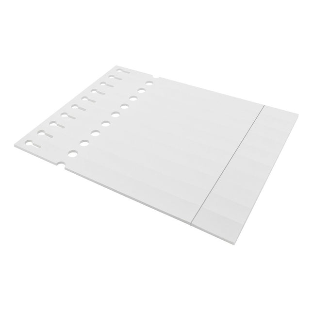 Schlaufenetiketten mit Abrißstreifen 250x20 mm - 200 Stück