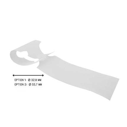 Schlaufenetiketten TT-Drucker 150µ, 381x75 mm, Weiß - 250 Stück