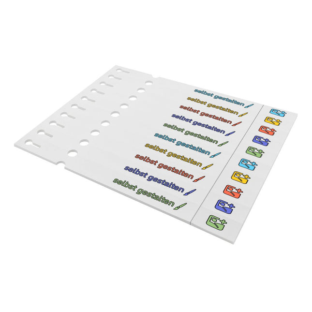 Schlaufenetiketten selbst gestalten 250x20 mm - 200 Stück