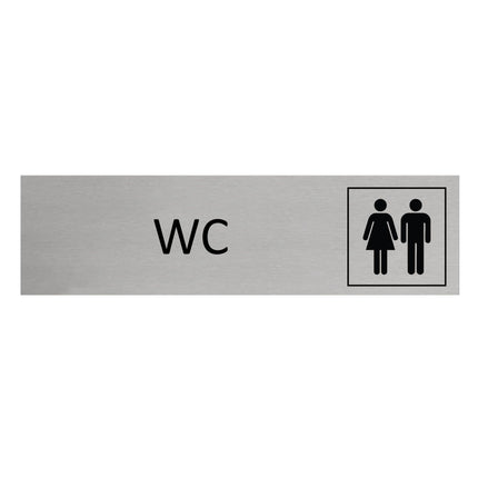 Türschild WC