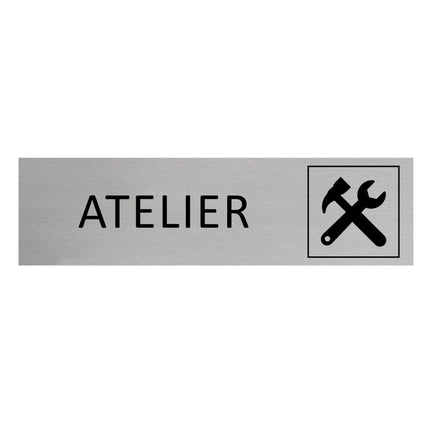 Türschild Atelier