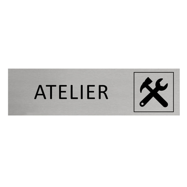 Türschild Atelier