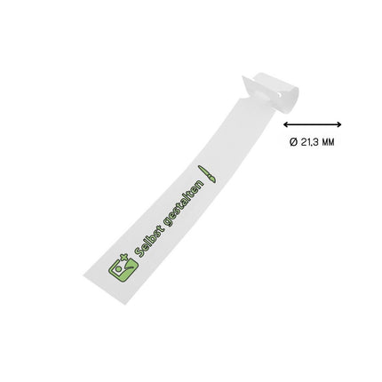 Schlaufenetiketten selbst gestalten 210x25 mm - 198 Stück