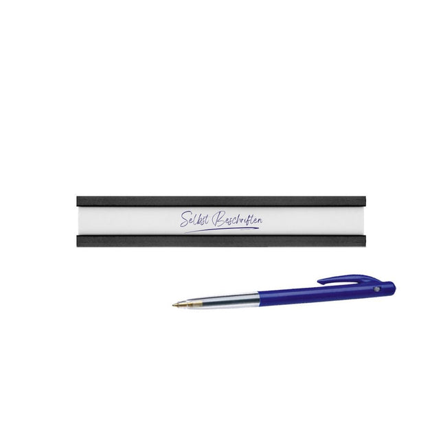 Etikettenhalter magnetisch 76x13 mm- pro Stück