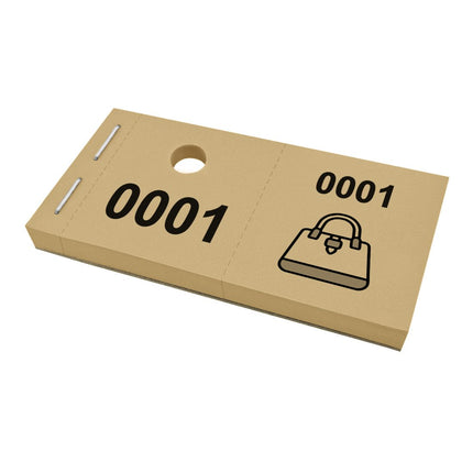 Garderobenummern Tasche - 1000 Abrisse