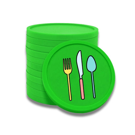 Wertmarken Chips Besteck - 100 Stück