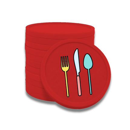 Wertmarken Chips Besteck - 100 Stück