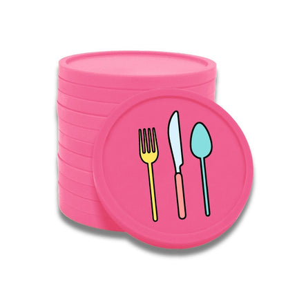 Wertmarken Chips Besteck - 100 Stück