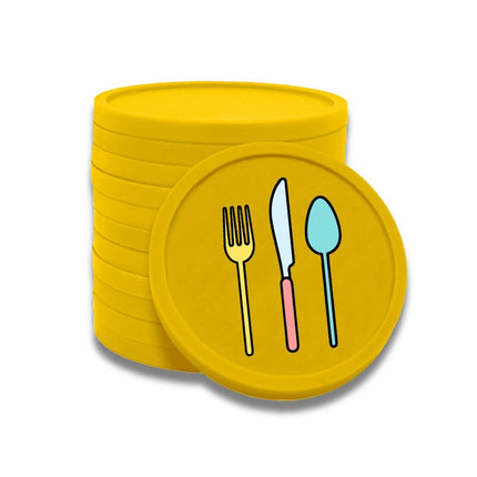 Wertmarken Chips Besteck - 100 Stück