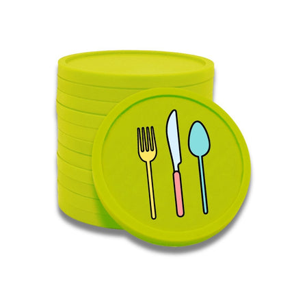 Wertmarken Chips Besteck - 100 Stück