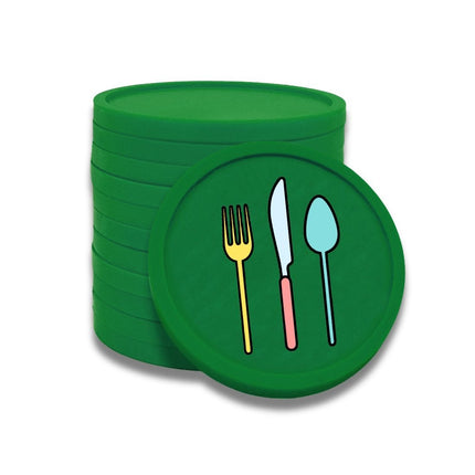 Wertmarken Chips Besteck - 100 Stück