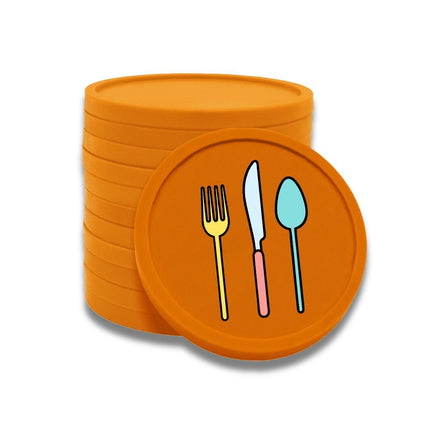 Wertmarken Chips Besteck - 100 Stück