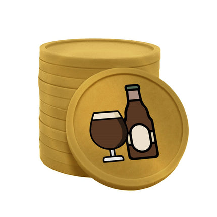 Wertmarken Chips Bier - 100 Stück