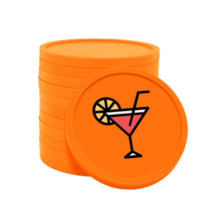 Wertmarken Chips Cocktail - 100 Stück