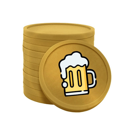 Wertmarken Chips Bierkrug - 100 Stück