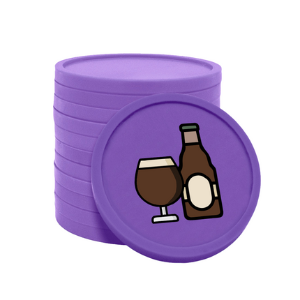 Wertmarken Chips Bier - 100 Stück