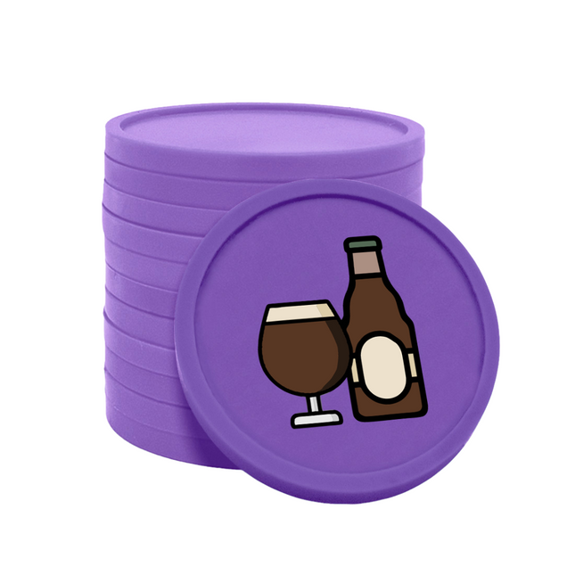 Wertmarken Chips Bier - 100 Stück