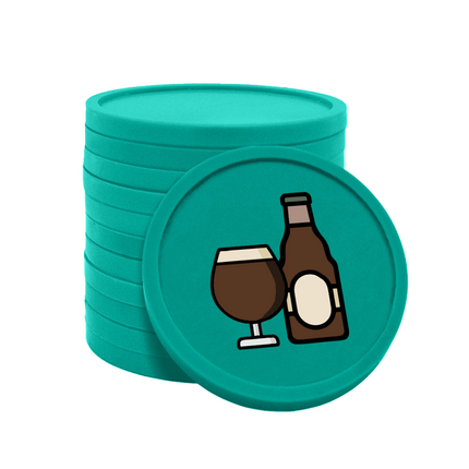 Wertmarken Chips Bier - 100 Stück