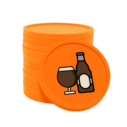 Wertmarken Chips Bier - 100 Stück