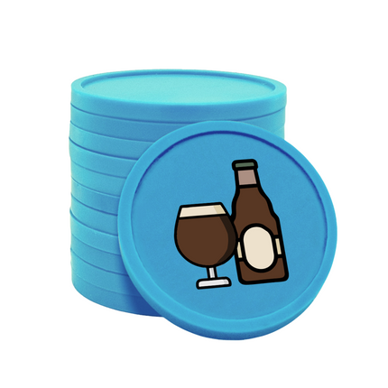 Wertmarken Chips Bier - 100 Stück